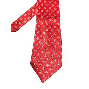 Vintage FloRence Men's Red Patterened Necktie